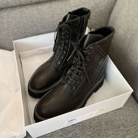 NWT 🇨🇦 La Canadienne Yasmine Combat Boots 41 - Picture 2 of 16